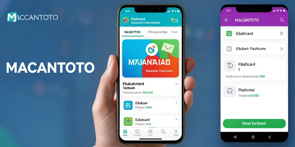 Tampilan antarmuka aplikasi MACANTOTO yang menarik dan fungsional.